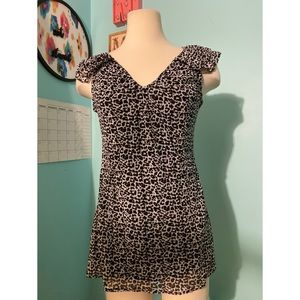 Guess - Leopard print top- Large